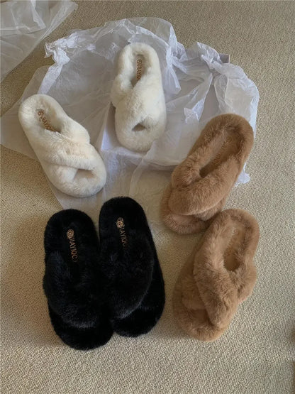 Fashion Plush Slippers - Plush Fashion Hub