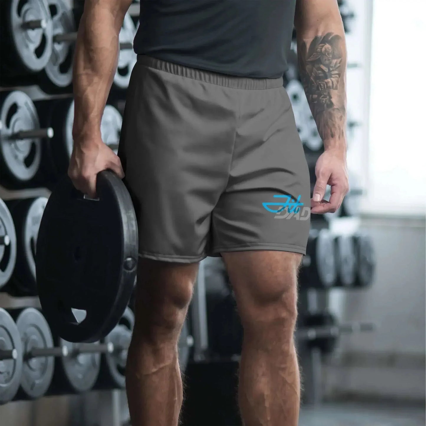 Fit Dad Unisex Athletic Long Shorts - Plush Fashion Hub