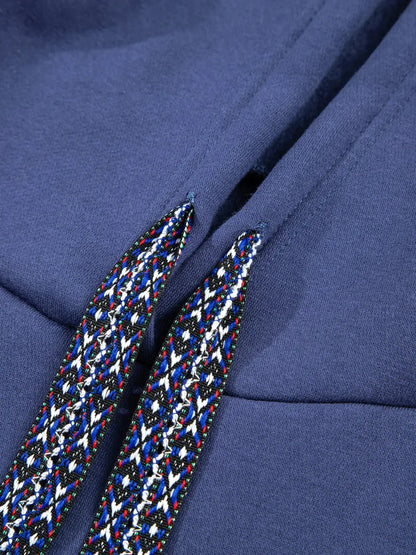 Fleece Lined Adjustable Drawstring Oversize Tunic Hoodie - Plush Fashion Hub