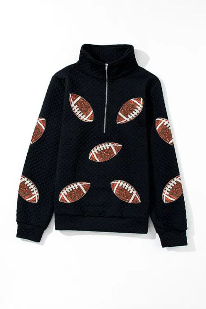 Football Quarter Zip Pretty Little Patriot