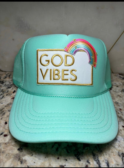 God Vibes Trucker Hat Pretty Little Patriot