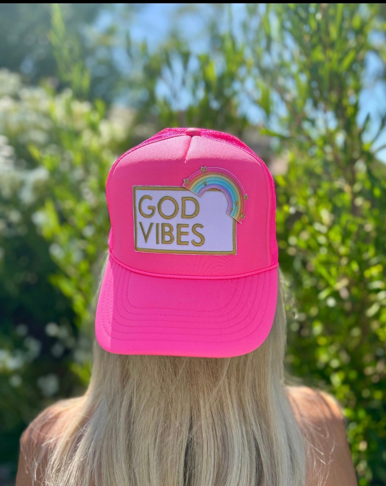 God Vibes Trucker Hat Pretty Little Patriot