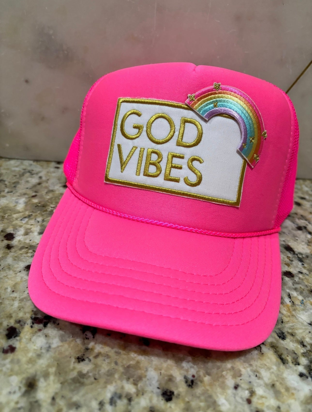 God Vibes Trucker Hat Pretty Little Patriot