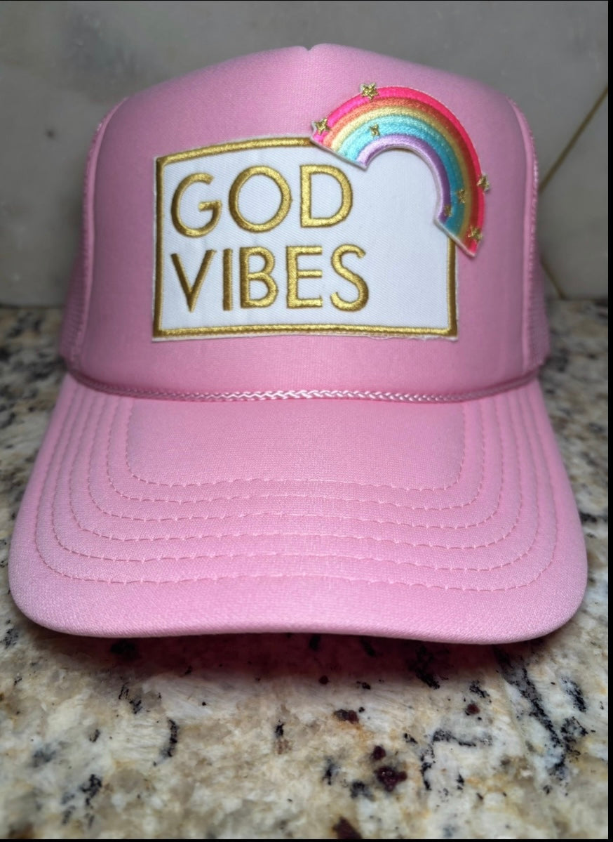 God Vibes Trucker Hat Pretty Little Patriot