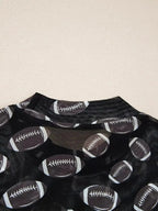 Plush Fashion Hub game day sheer mesh long sleeve top with breathable stretch fit, ideal for layering and stylish game day looks.