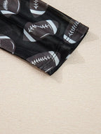 Plush Fashion Hub Game Day sheer mesh long sleeve top, breathable stretchy fabric, layered style for casual or athletic wear.