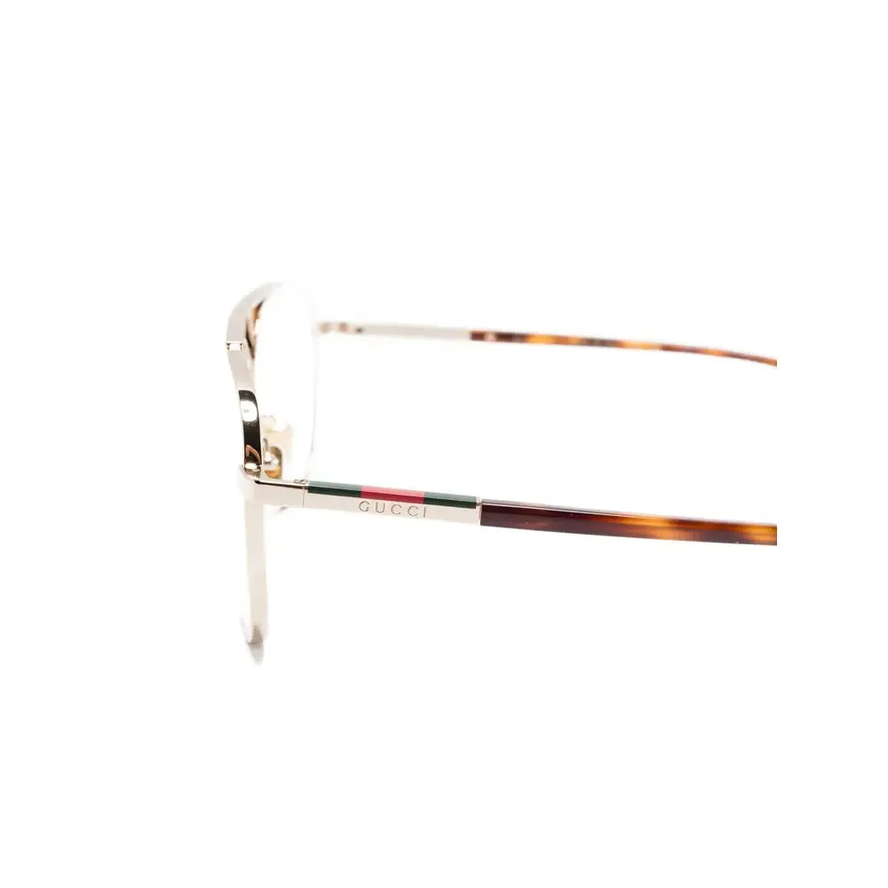 Gucci Gold Glasses & Frames Men - Plush Fashion Hub