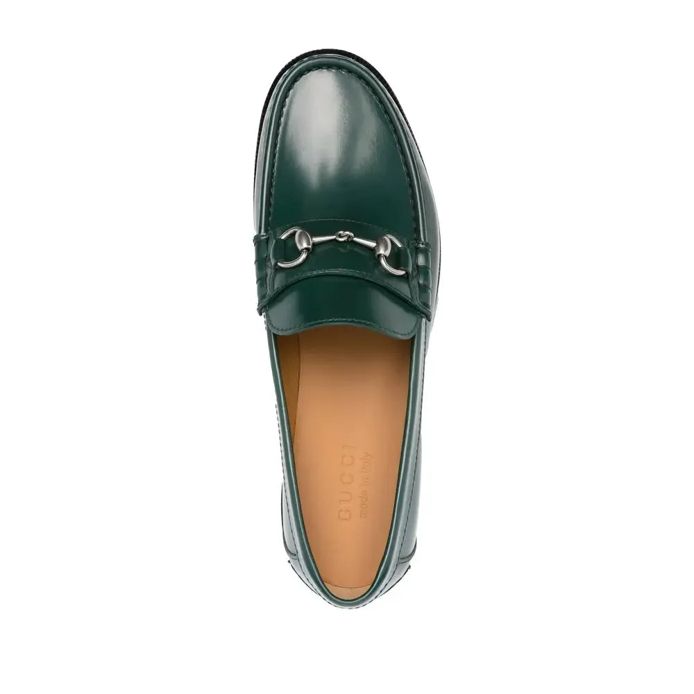 Gucci Green Loafers Men - Plush Fashion Hub