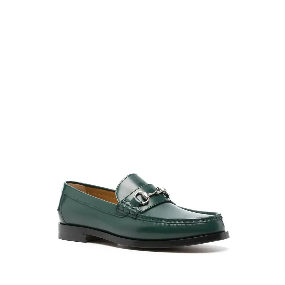 Gucci Green Loafers Men - Plush Fashion Hub
