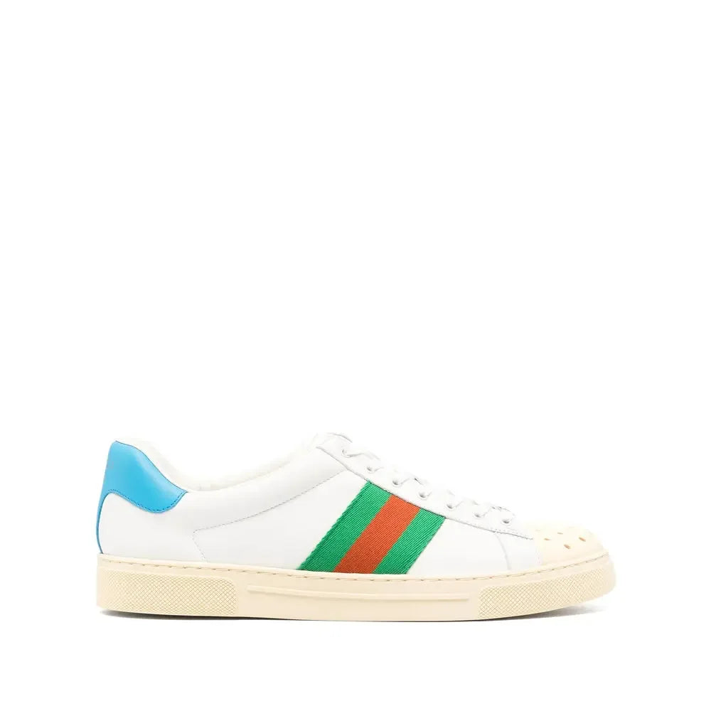 Gucci White Trainers - Low-Tops Men - Plush Fashion Hub