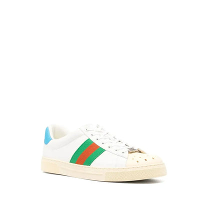 Gucci White Trainers - Low-Tops Men - Plush Fashion Hub