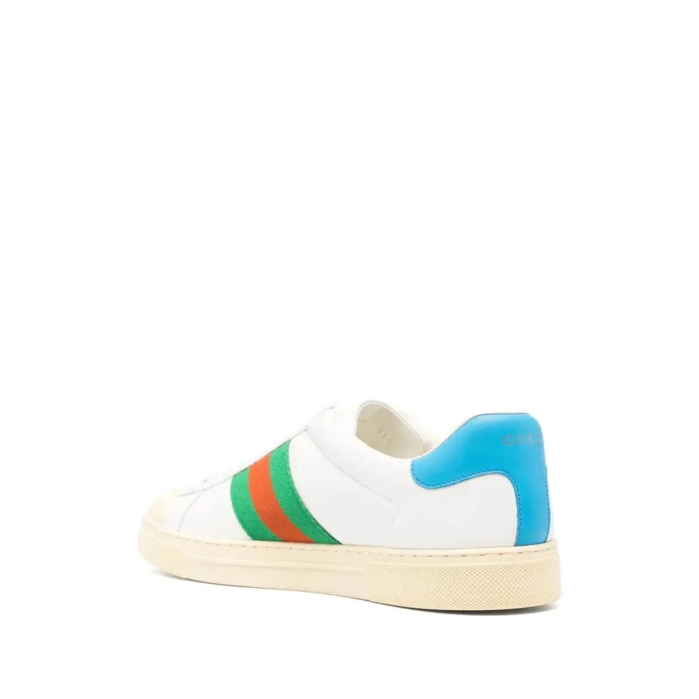 Gucci White Trainers - Low-Tops Men - Plush Fashion Hub