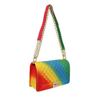 Jelly {Silicone} Shoulder Bag - Rainbow 2 The House of Stylez