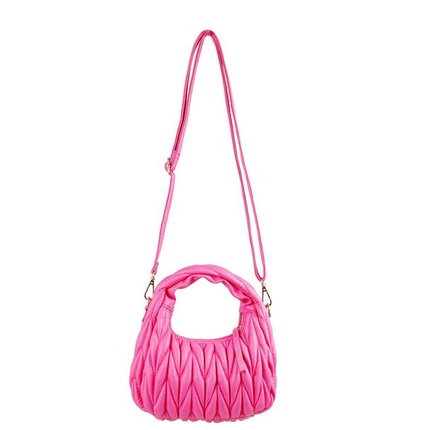 Pink H-Miu bag from The House of Stylez featuring sleek design and stylish handles.
