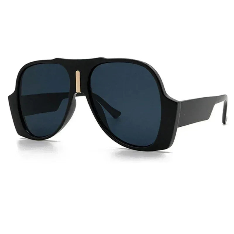 Oversized pilot sunglasses for women and men with gradient shades, UV400 protection, vintage luxury eyewear by Plush Fashion Hub