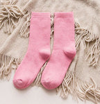 Thick cotton women's thermal socks for autumn and winter, warm and cozy, designed for cold weather comfort.