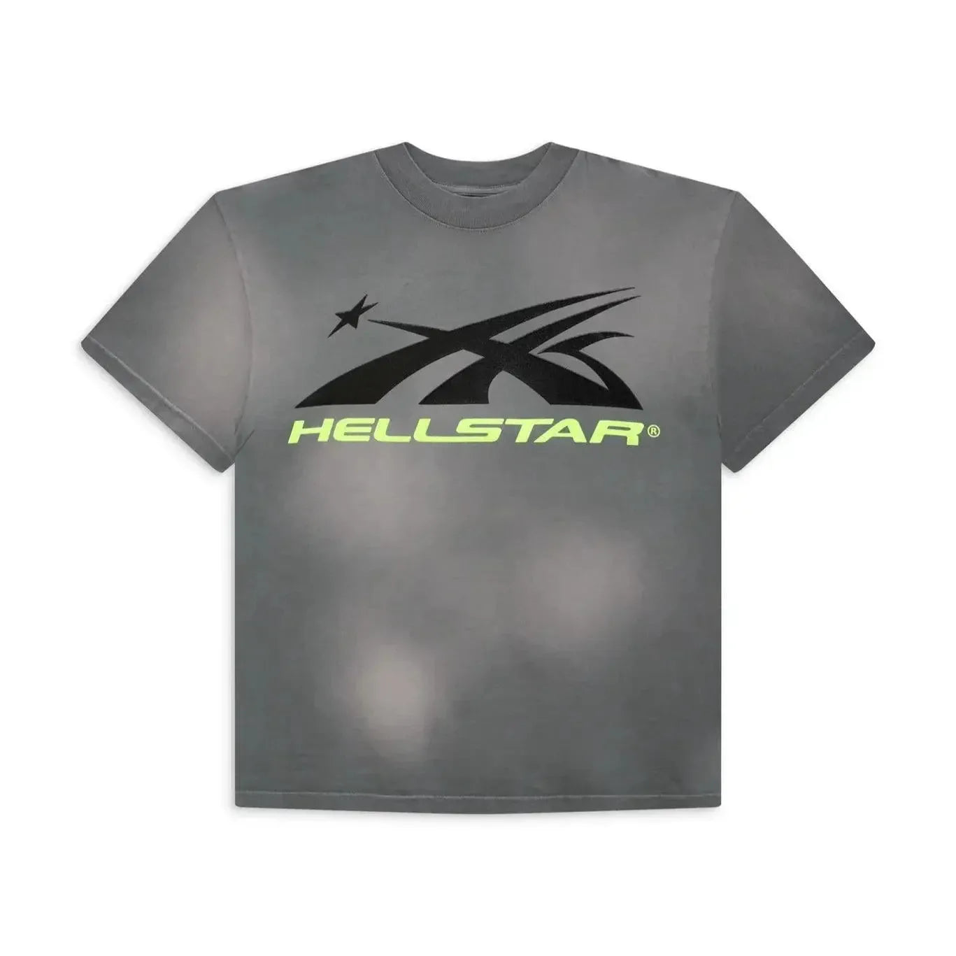 Hellstar Sports Core Logo Gel T-Shirt Grey - Plush Fashion Hub