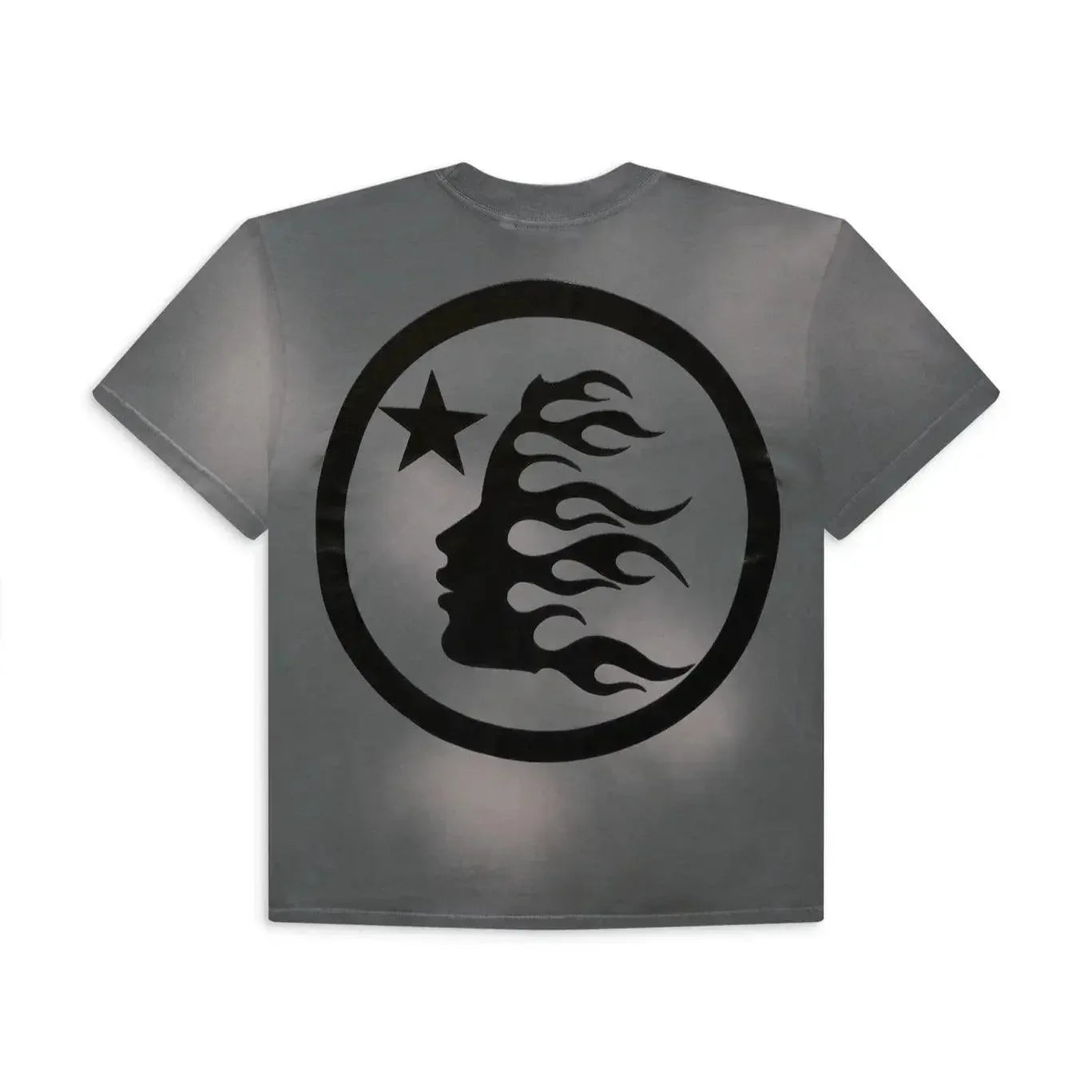 Hellstar Sports Core Logo Gel T-Shirt Grey - Plush Fashion Hub