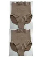 High-waisted seamless shapewear briefs by Plush Fashion Hub with tummy control, raised buttocks, and smooth underpants for women.