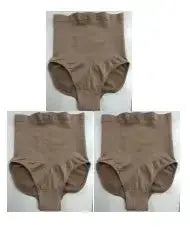 High-waisted seamless shapewear briefs by Plush Fashion Hub with tummy control and butt-lift design for a smooth silhouette.