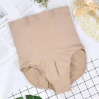 High-waisted seamless shapewear briefs by Plush Fashion Hub with tummy control and butt-lift design, for a smooth, flattering fit.