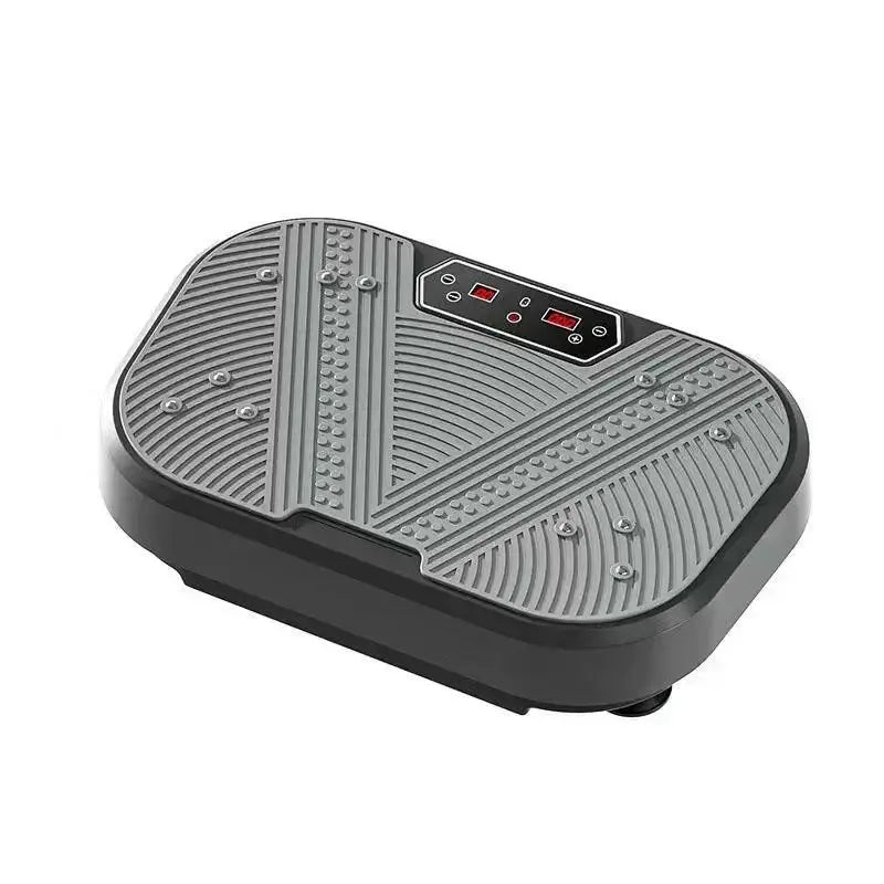 Full-body vibration plate by Plush Fashion Hub, a home fitness machine for body shaping and muscle toning.