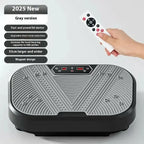 Full-body vibration plate from Plush Fashion Hub, a home fitness equipment for body shaping and muscle toning.