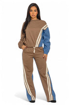Two-tone long sleeve pants set from The House of Stylez featuring a coordinated 2-piece outfit with stylish design.