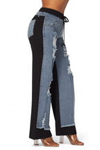 Still Got It Denim Jeans Sweatpants from The House of Stylez, showcasing casual denim-style jogger pants with a relaxed fit.