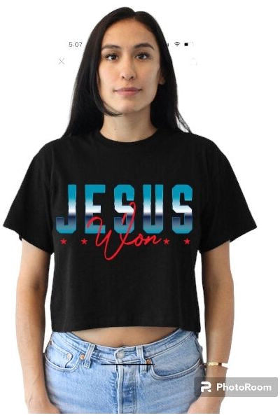 Jesus Won -clearance Pretty Little Patriot