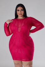 Plus size Always Involved Dress by Fasheabe, featuring a stylish and comfortable dress with a flattering fit and elegant design.