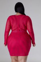 Plus size Always Involved dress by Fasheabe featuring a stylish, comfortable design with a flattering fit and vibrant color.