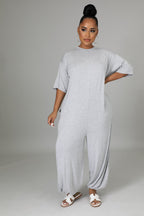 Fasheabe The Justine Stretch Jumpsuit playsuit with fitted waist and sleeveless design, shown in a stylish, casual fit.