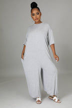 Fasheabe The Justine Stretch Jumpsuit playsuit in soft fabric, featuring a fitted design with adjustable straps and a flattering silhouette.