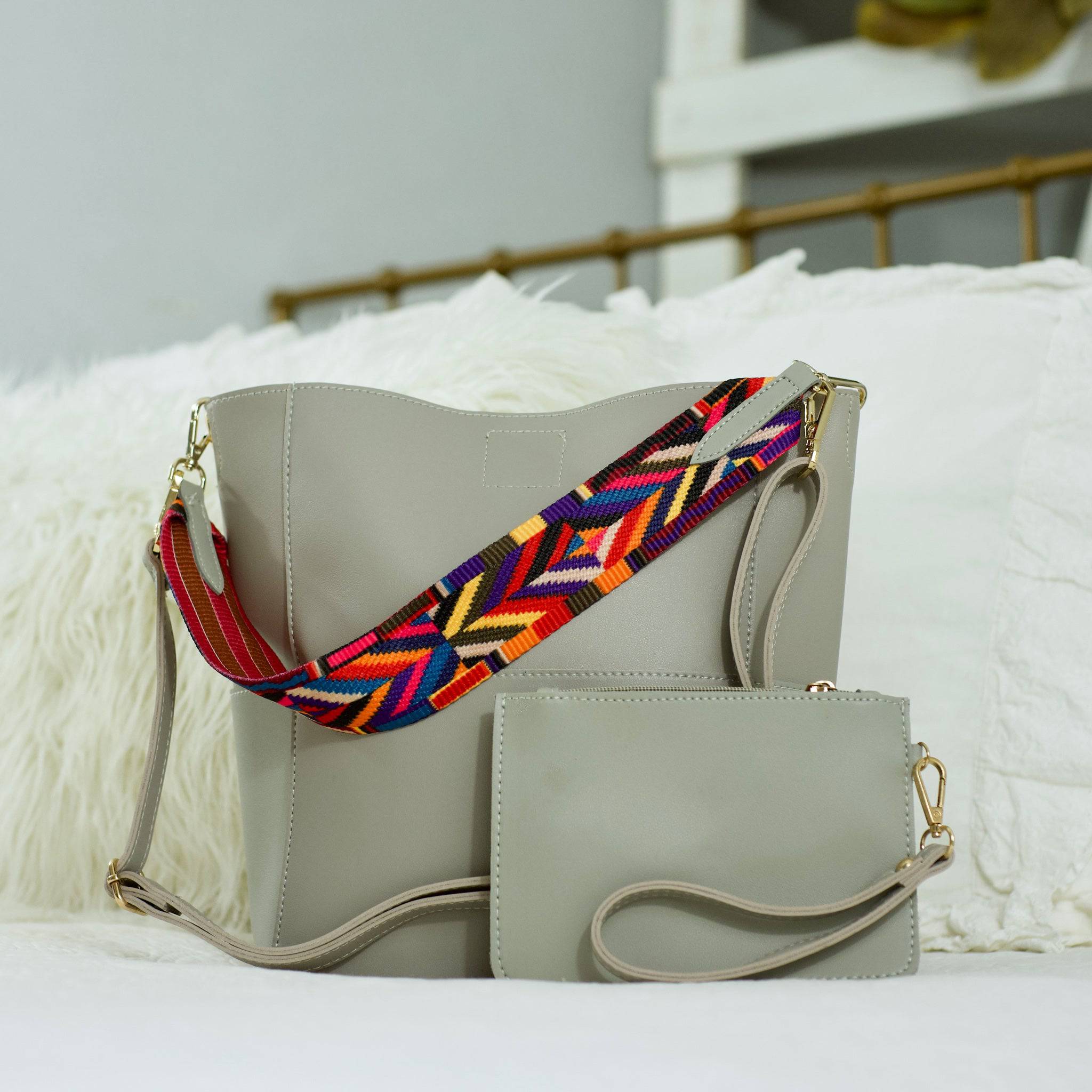 Jordyn Handbag by Threaded Pear, stylish bags with a sleek design, featuring a smooth leather finish and elegant details.