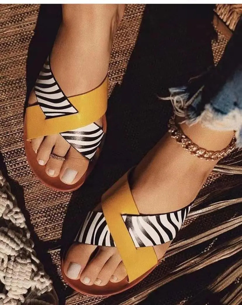 Women’s summer fashion sandals by Trendy Attic Store01, featuring stylish slip-on design with comfortable straps.