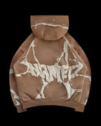 Plus size women’s hooded sweatshirt set with foam print in three colors, casual and cozy Trendy Attic Store01 apparel.