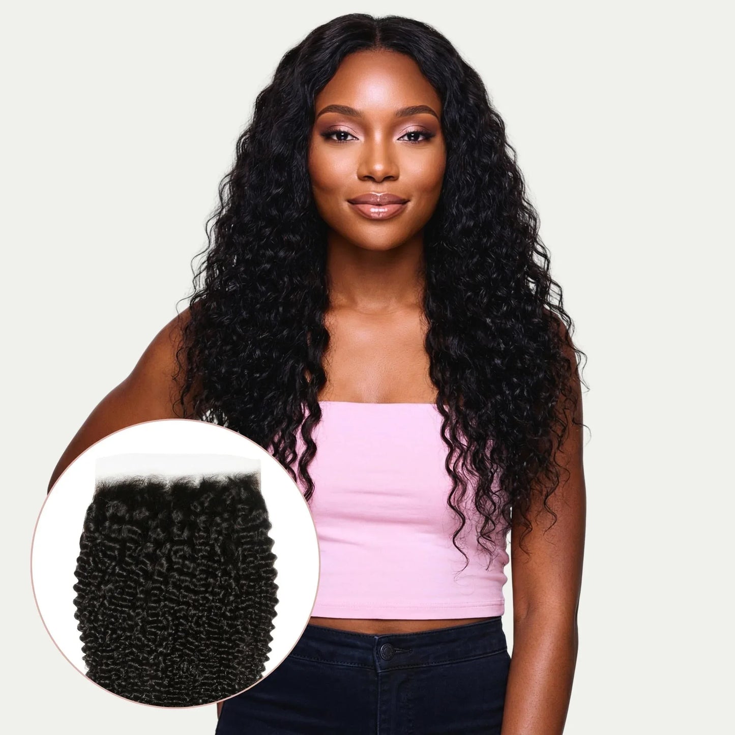 Jerry Curl 7x7 HD Lace Human Hair Closure - Plush Fashion Hub