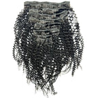 Jerry Curl Clip-In 100% Human Hair Extensions - Plush Fashion Hub