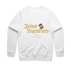 Jesus is Legendary Men's Sweater - Plush Fashion Hub