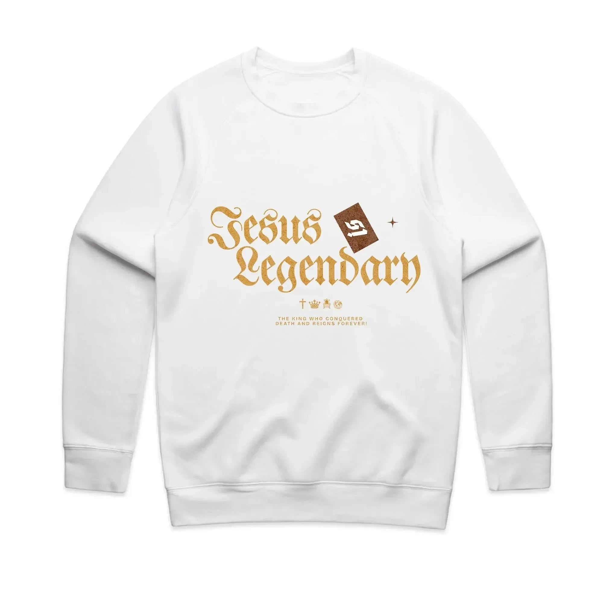 Jesus is Legendary Men's Sweater - Plush Fashion Hub