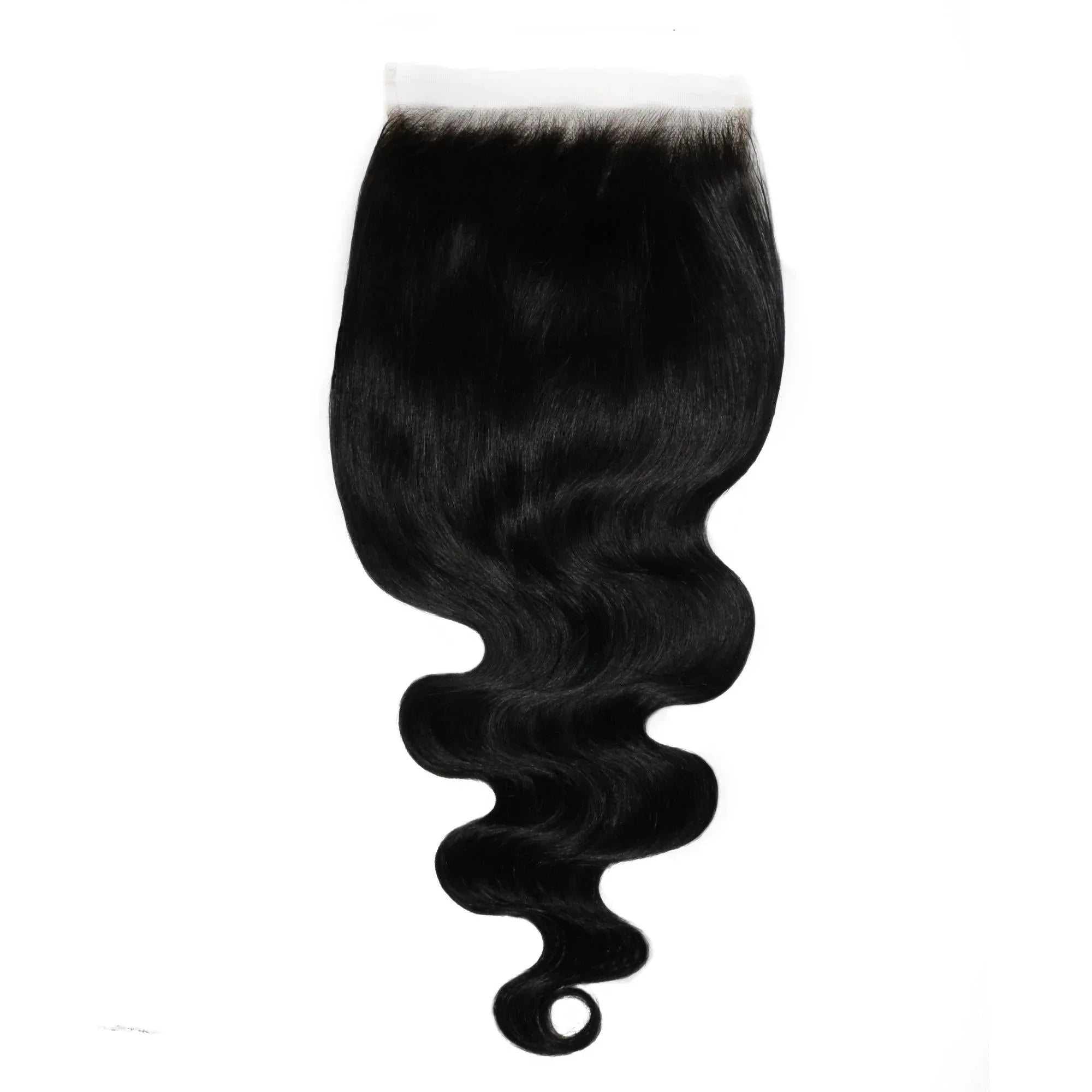 Jet Black Body Wave 6x6 HD Lace Human Hair Closure - Plush Fashion Hub