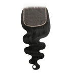 Jet Black Body Wave 6x6 HD Lace Human Hair Closure - Plush Fashion Hub