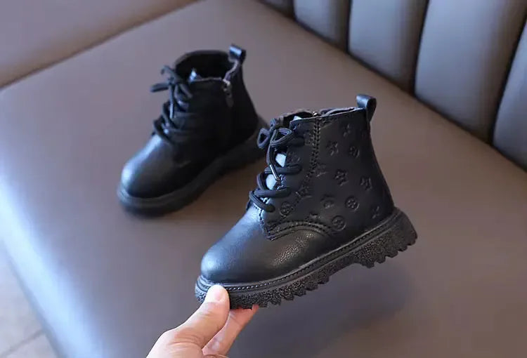 Kids Hiking Ankle Boots - Lace Up Outdoor Boots for Boys & Girls | AURORE LUXURE - Plush Fashion Hub