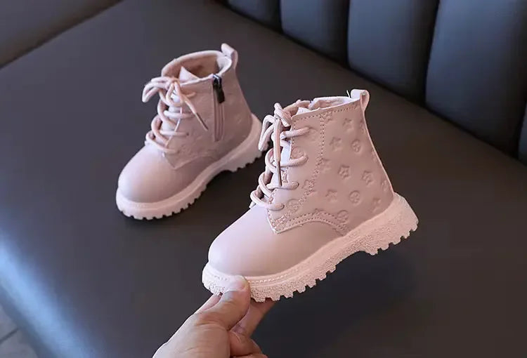 Kids Hiking Ankle Boots - Lace Up Outdoor Boots for Boys & Girls | AURORE LUXURE - Plush Fashion Hub