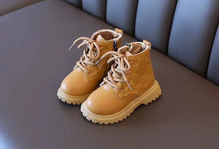 Kids Hiking Ankle Boots - Lace Up Outdoor Boots for Boys & Girls | AURORE LUXURE - Plush Fashion Hub