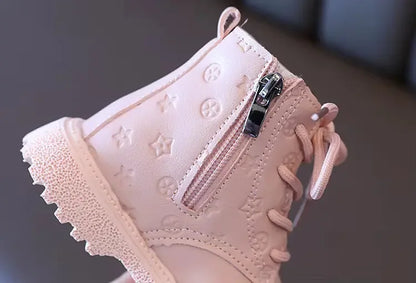 Kids Hiking Ankle Boots - Lace Up Outdoor Boots for Boys & Girls | AURORE LUXURE - Plush Fashion Hub