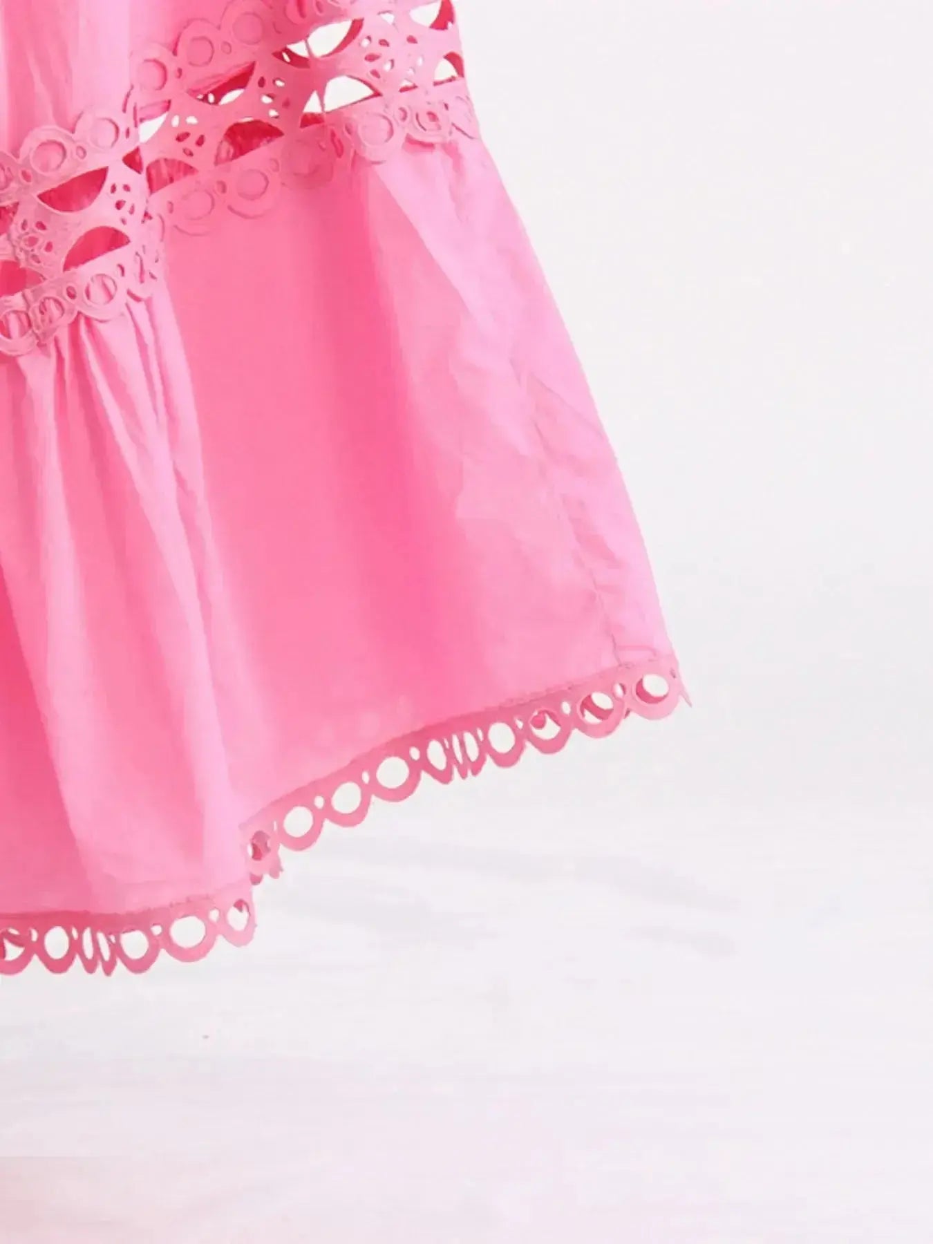 Elegant lace button-up long sleeve top and matching skirt set by Plush Fashion Hub, featuring intricate lace details and classic design.
