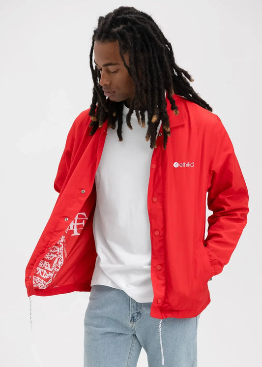Lace Me | Mens Coach Jacket - Plush Fashion Hub