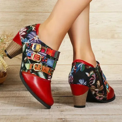 Lace-Up Vegan Leather Ankle Boots - Urban Edge - Plush Fashion Hub